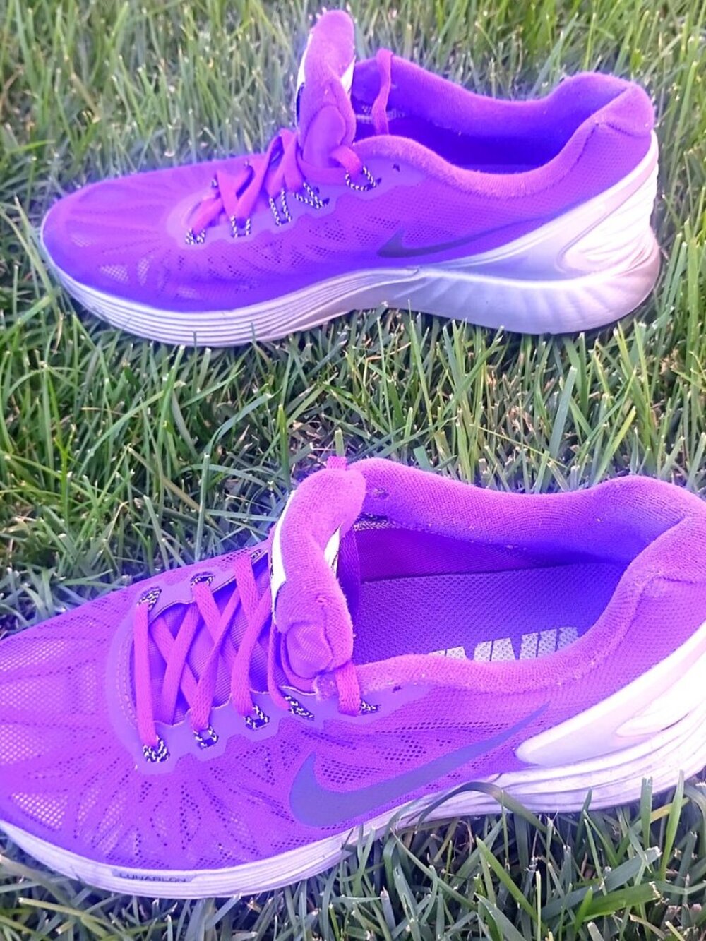 Nike Bright Purple Running Sneakers Sz 9